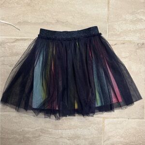baby sara navy tulle rainbow skirt size 5